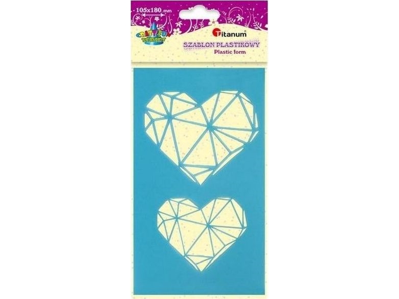 Titanum plastmall 105x180mm hjärtan mix | Baby & barn - Barnrummet - Bord och stolar | GameStuff