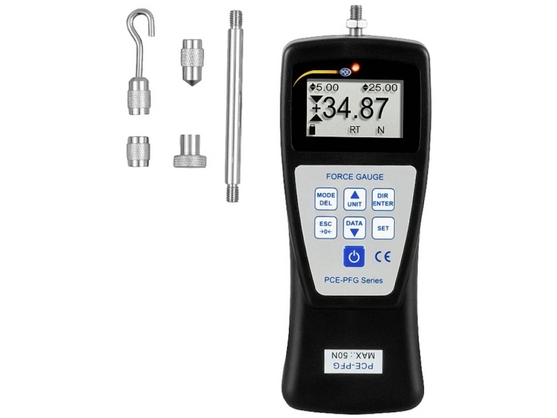 PCE Instruments PCE-PFG 50 Dynamometer Fabriksstandard