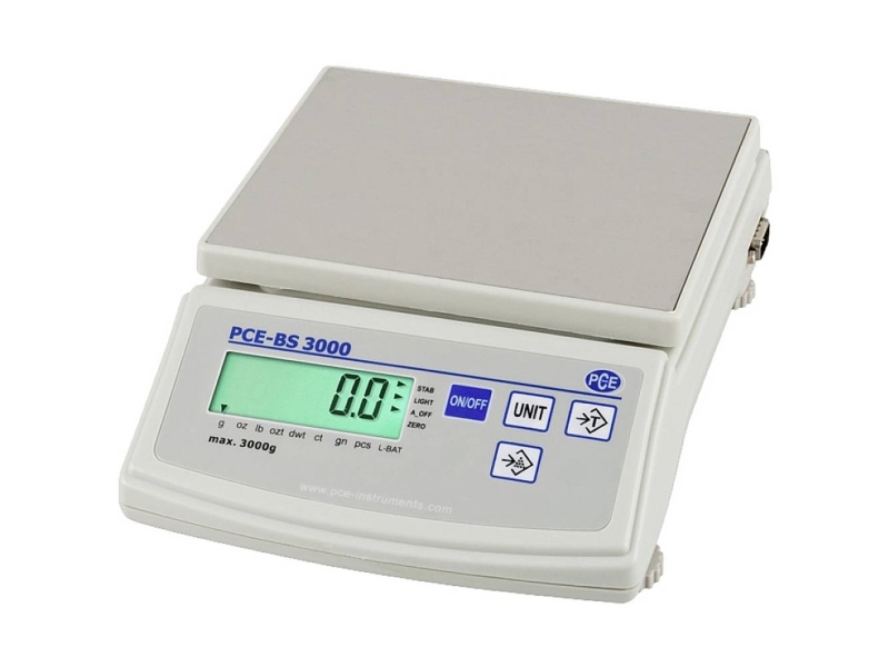 PCE Instruments PCE-BS 3000 Analytisk våg Vägningsområde 3000 g | Kontorsmaskiner - Kontorsmaskiner - Brevvåg | GameStuff