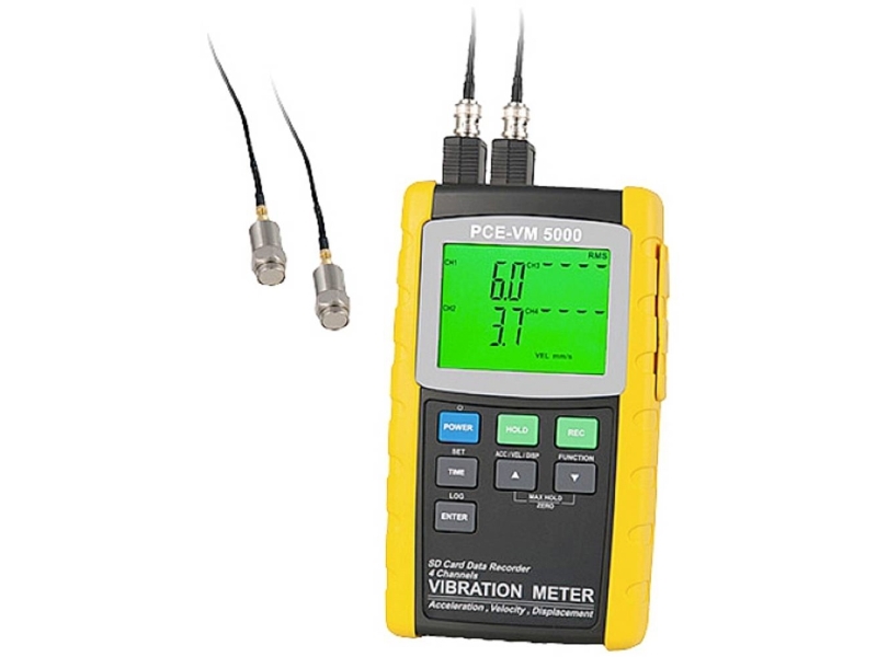 PCE Instruments PCE-VM 5000 Accelerations-datalogger | EL Artiklar - Verktyg för EL - Mätutrustning för miljö | GameStuff