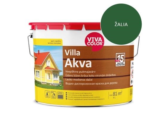 Vivacolor Paint Facade Villa Akva Green 335X 9L