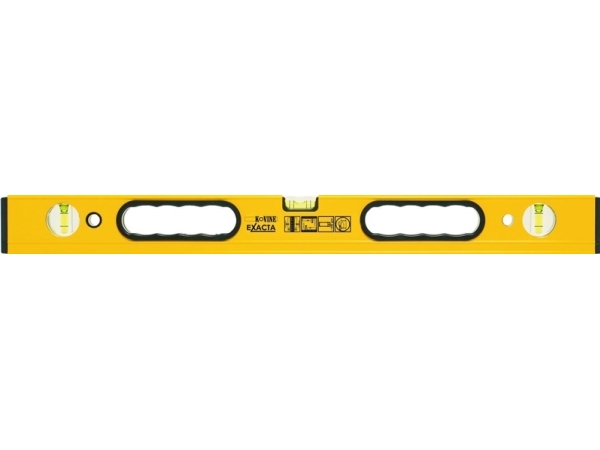 Kovine Exacta. Wasserwaage. 3V150cm. Handgriffe