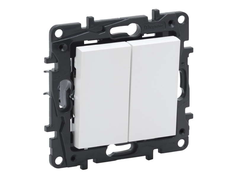 Legrand Schalter 2Kl Weiß
