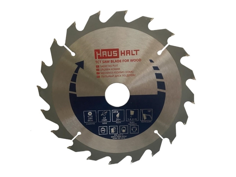 Haushalt Circular Saw Blade Wood 125X22.23X18