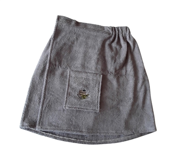 Namu_Tekstil Sauna Apron Gray 55X150