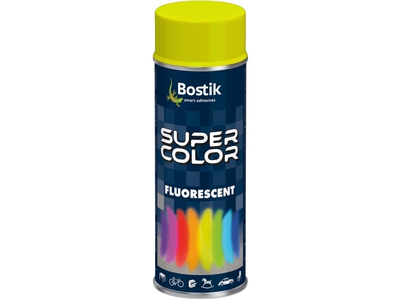 Dedra Farba W Spray Fluorescent Lake Super Color Yellow 400Ml