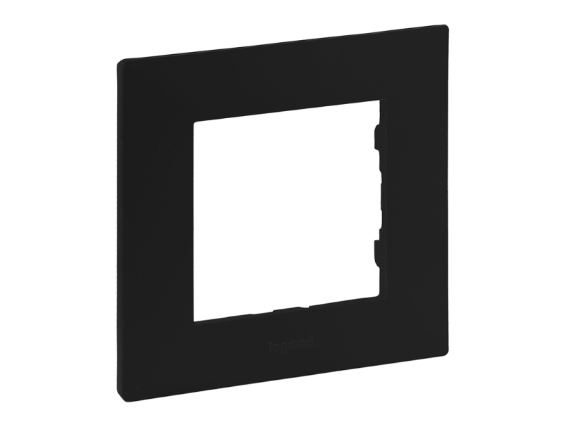 Schneider Electric Niloe Step Einzelrahmen 1X- Farbe Schwarz 863591