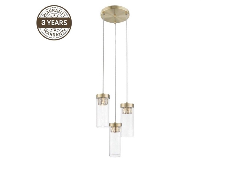 Hänglampa Domoletti PENDANT LAMP PORTO 20101AB-3Y 3x25W G9 | Belysning - Annan belysning - Dekorativ belysning | GameStuff