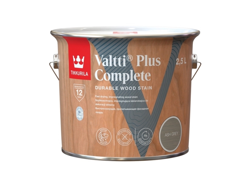 Tikkurila VALTTI PLUS COMPLETE ASH GREY 2,5L