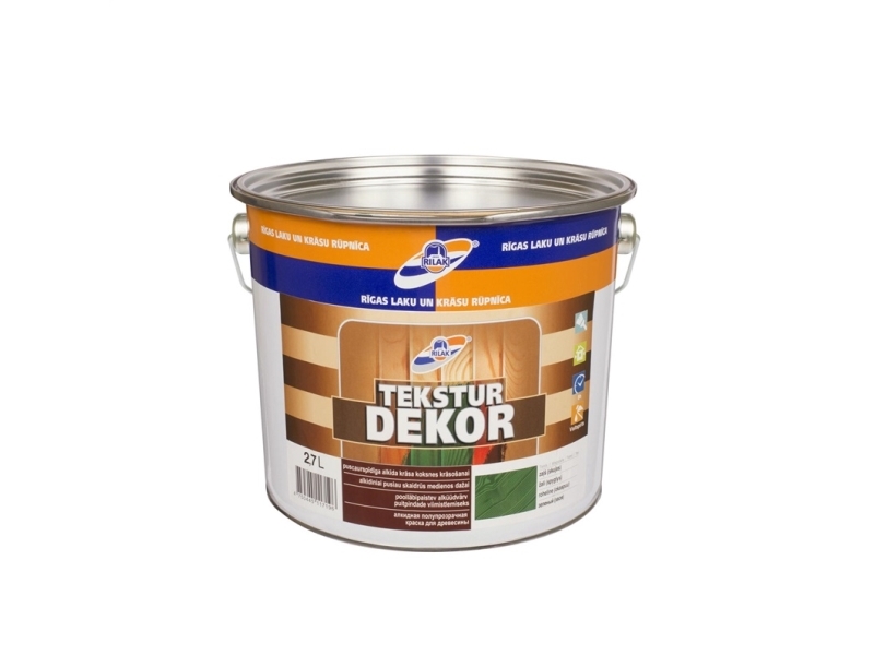 Rilak teksturdekoration grøn 2,7L