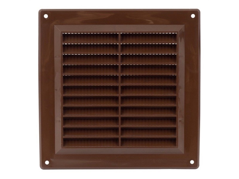 Europlast Grille Ventilation 150X150, Brown
