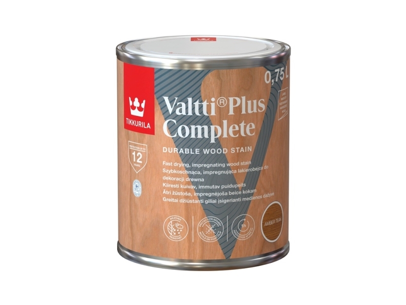 Tikkurila Valtti Plus Complete Amber Teak 0.75L