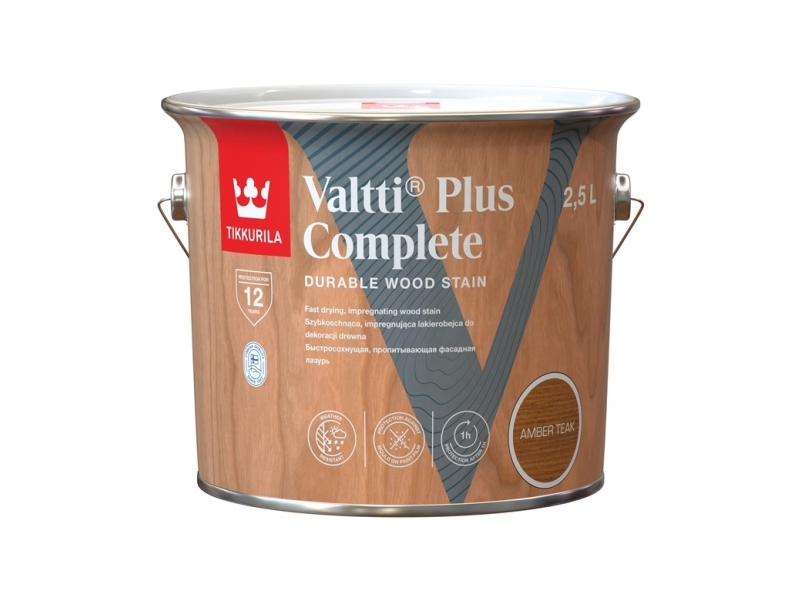 Tikkurila VALTTI PLUS COMPLETE Amber Teak 2,5 L
