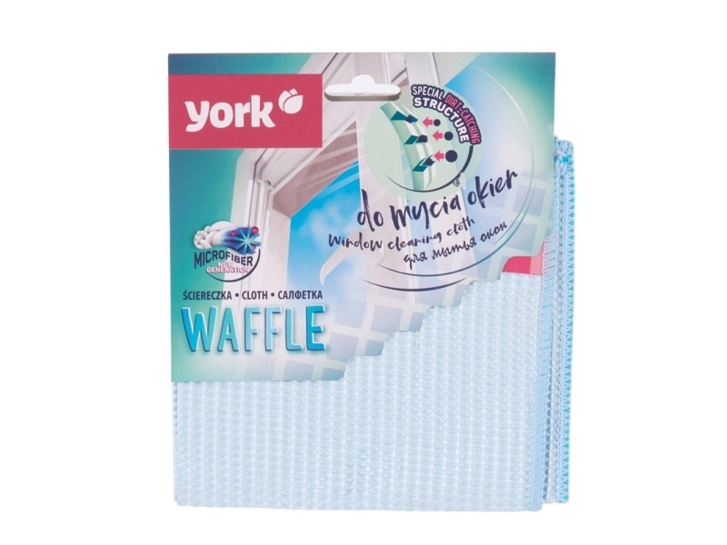 York Window Microfiber Cloth Waffle 1 Pcs