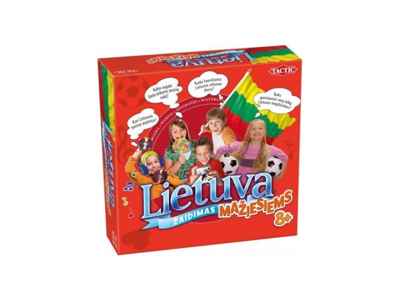 Tactic Board Game Lithuania Trivia Junior (In Lithuanian Lang.)