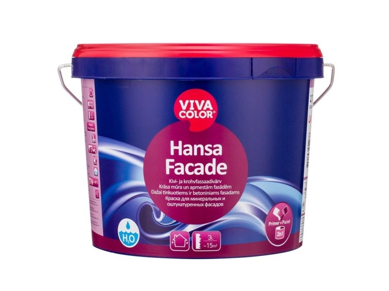 Vivacolor Facade Paint Hansa Facade 2,7L La-Alus