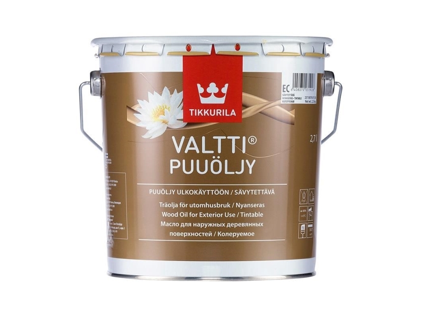 Tikkurila WOOD OIL VALTTI træolie EC 2,7 L (11026433)