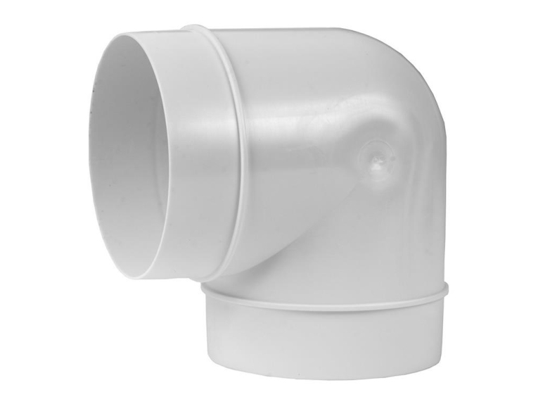 Ventilationsrörböj 100 mm 90 plast | Ventilation & Klimat - Luftkonditionering - Klimatverk | GameStuff