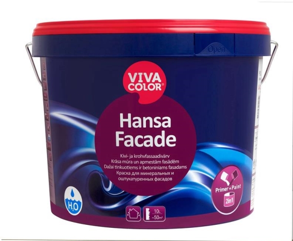 Vivacolor Facade Paint Hansa Facade 9L La-Alus billede