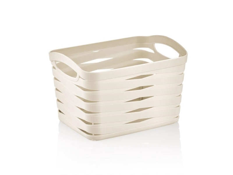 Ucsan Basket 1.5L Ribbon M-094 Cream