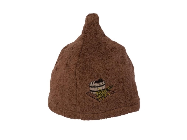 Namu_Tekstil Sauna Hat (Brown Colour)
