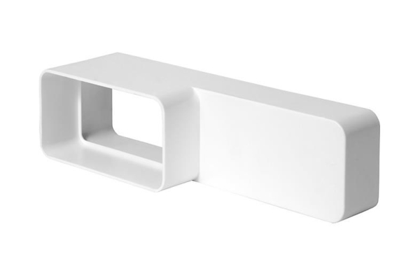 Europlast flad ventilationskobling (220X55 Mm - 1)