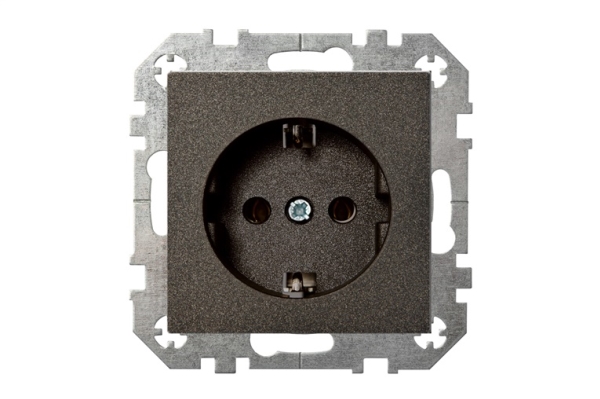 Liregus Socket Outlet Įkl16-204-01 Epsilon Black