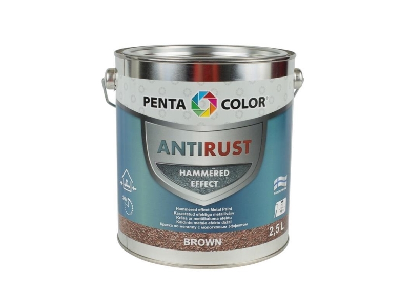 Pentacolor PENTAC antirust hammerlak brun 2,5L