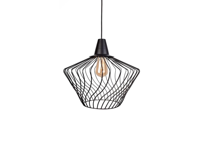 Hängelampe Nowodvorski Nowodvorski Wave 8858 Hängeleuchte 1X60w E27 Schwarz