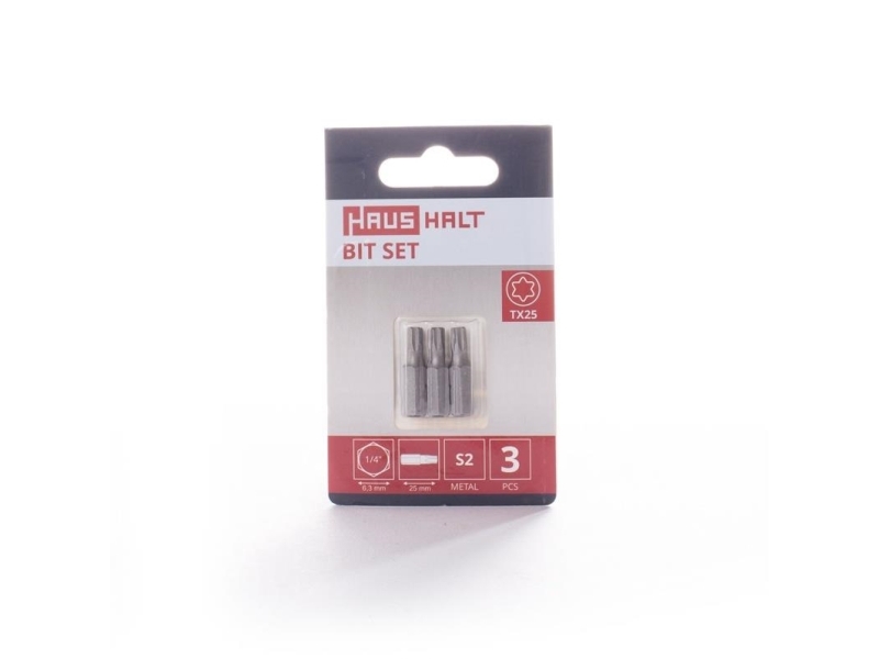 Haushalt Screwdriver Bit Tx25x25mm 3Pcs