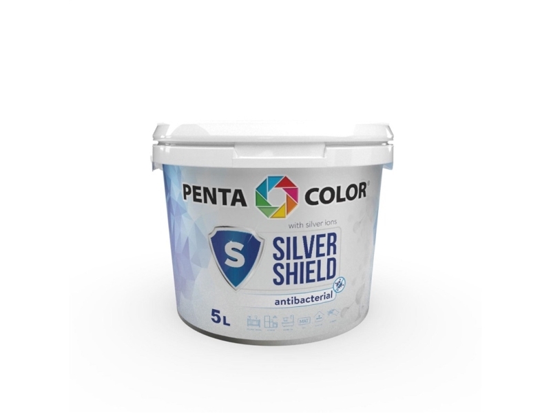 Paint Pentacolor Silver Shield hvid 5 l