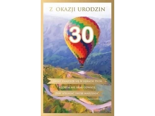 Abcard Geburtstagskarte 30 P13
