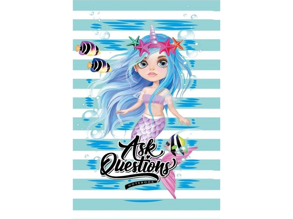 Fresh Friends -muistikirja 135x197/48K TW Mermaid (merenneito)