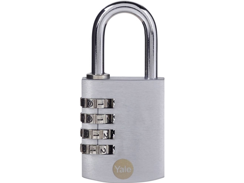Yale Y151b/40/130/1 Hængelås 40 Mm Sølv Kombinationslås (Y151b/40/130/1)