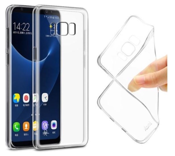 Transparent Silicone backcover til iPhone X / XS