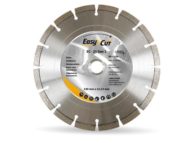 3M Diamant-Trennscheibe Ec-21.2 125X2.1X12x22.23Mm Cedima