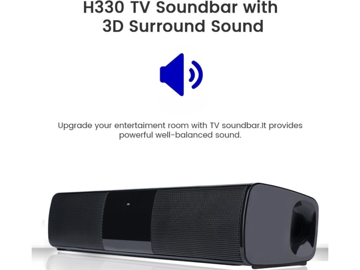 Somostel Sms-H330, 4 Ohm (O), Schwarz, Tv, Ape, Flac, Mp3, Wav, Wma, Tasten, Kabellos
