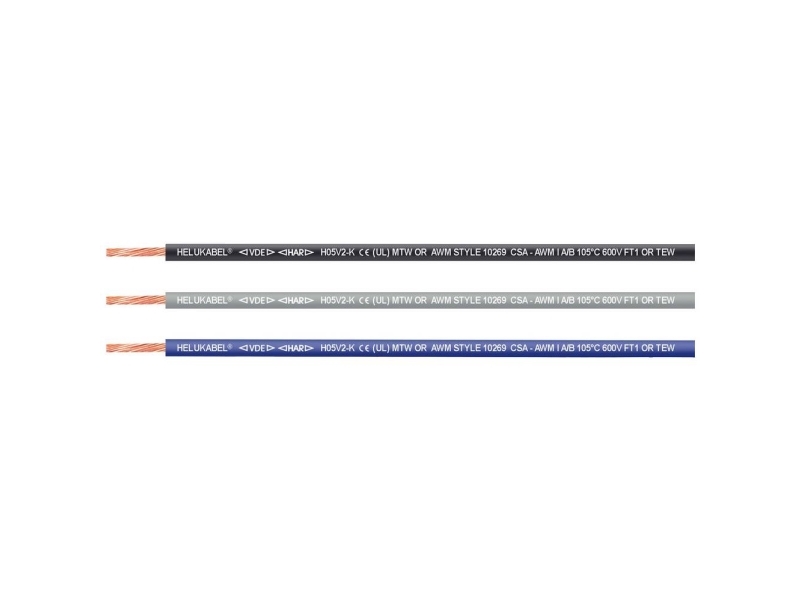 Helu 65417-2500 Einzelader H05v2-K 1 X 0,75 Mm² Blau 2500 M