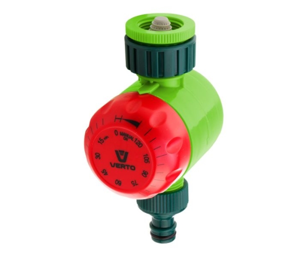 Verto 15G750, Mekanisk bevattningstimer, 120 min, Grön, Röd | N - A | GameStuff