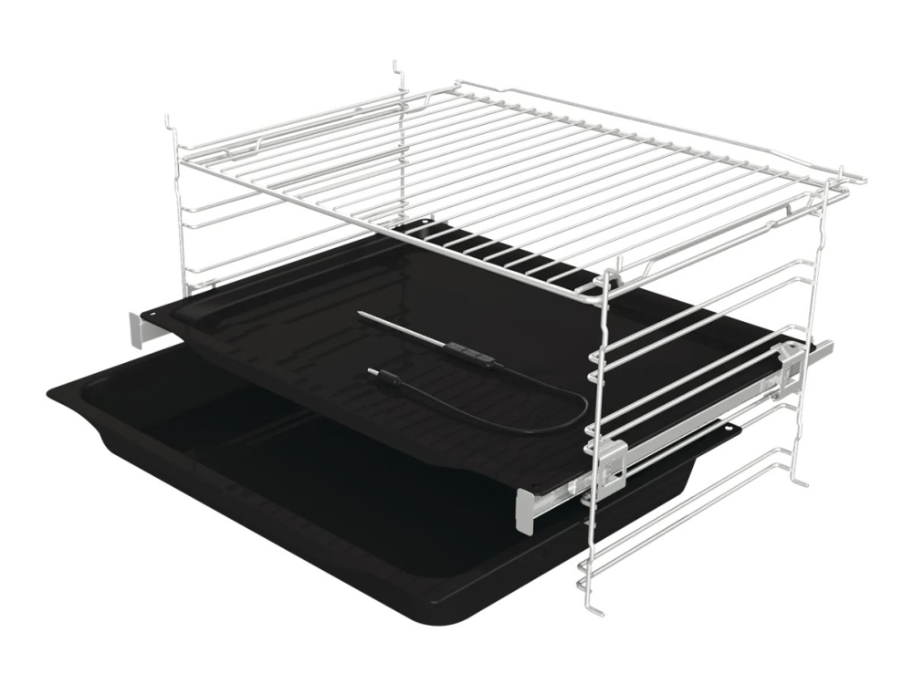 Gorenje Bos 6737 E13bg, Integriert, Schwarz, Emaille, Led, Drehregler, Slowenien