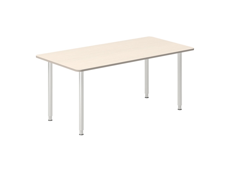 Työpöytä DNA, koivu 1200x600 mm I-jalat/musta