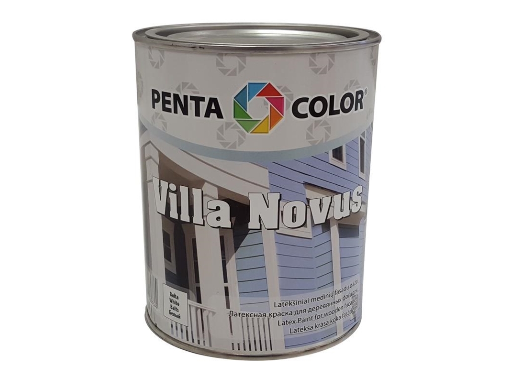 Facade-/træmaling Pentacolor Villa Novus, gul, 1 l