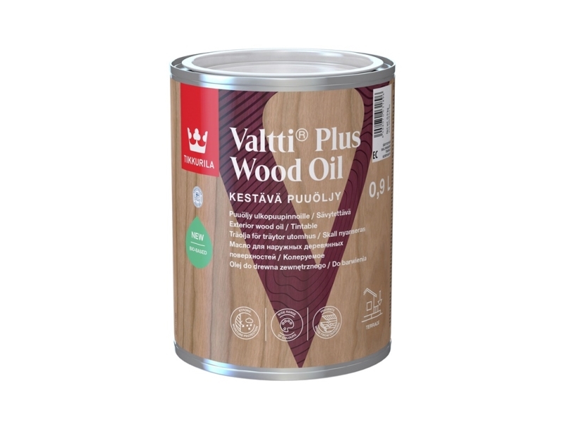 Træolie Tikkurila Valtti Plus Wood Oil, 0,9 l