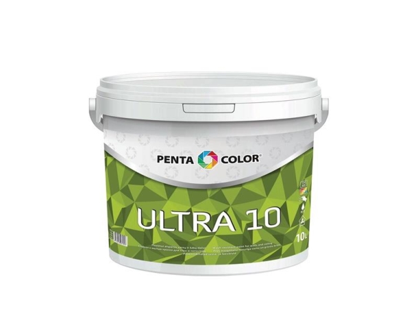 Pentacolor EMUL PAINT PENTACOLOR ULTRA 10 WHITE 10L