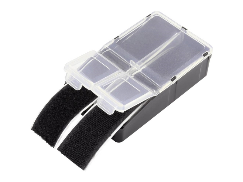 TRU COMPONENTS 98001c422 Burrebånd til samling (L x B) 90 mm x 28 mm Sort 10 stk