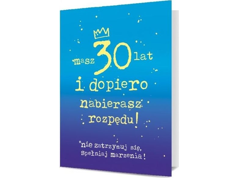 Pan Dragon Karnet B6 30 Års Fødselsdag - 30 År Og Mere Fart K.B6-1911