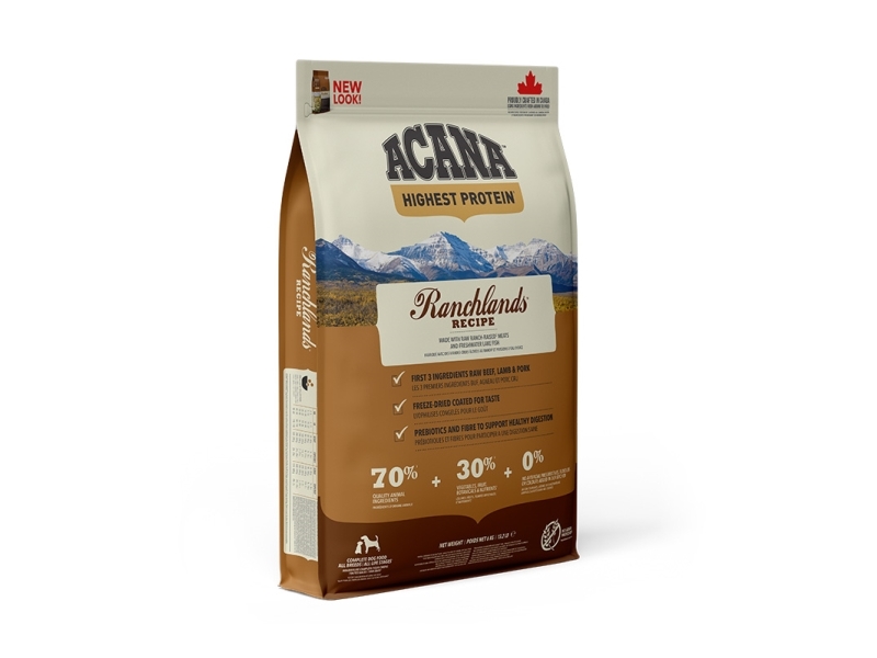 Acana Highest Protein Ranchlands - Trockenfutter Für Hunde - 6 Kg