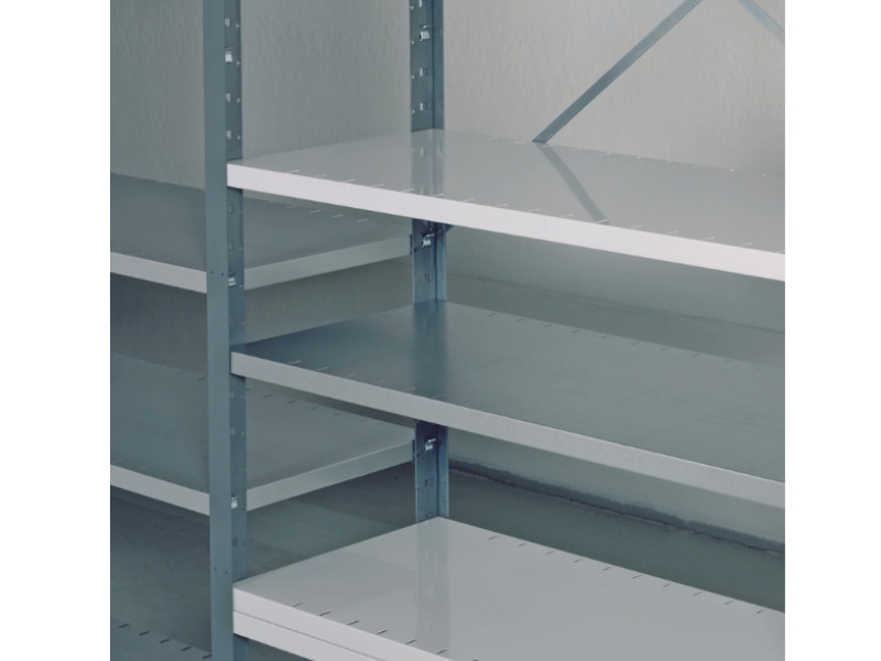 Hylde inkl hyldekrog V06 Galvaniseret 1000x500mm