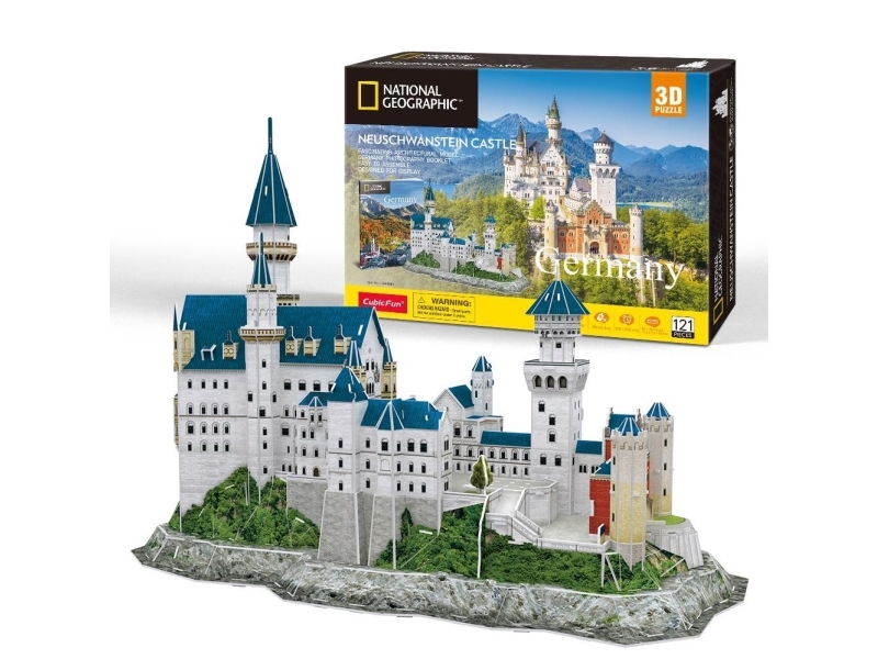 Van Der Meulen 3D Puzzel Ng Neuschwanstein Castle, 121 Stück(E), Gebäude, 10 Jahr(E)
