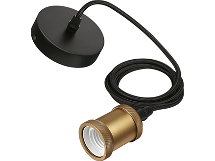 Philips Pendelleuchte Retro Mit Kabel Und Fassung E27, Gold